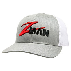ZMAN Structured Trucker Hat Gray/White