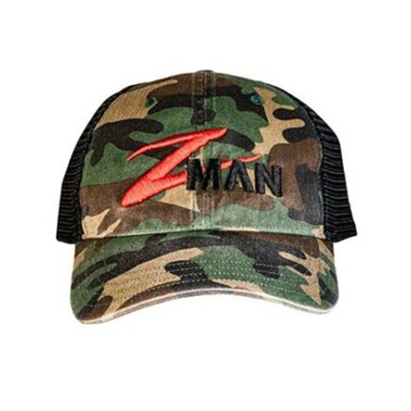 ZMAN Camo Trucker Hatz Green Camo Cap