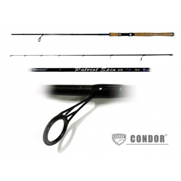 Condor Patriot Spin plug-in spinning rod, 2.1m, 5-20g, IM8 carbon