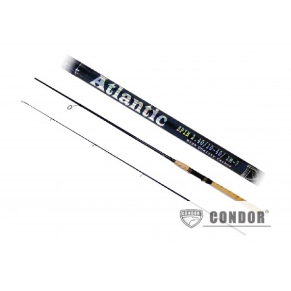 Спінінг штекерний Condor Atlantic P, IM7, 2.4m, 10-40G