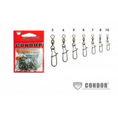 Подшипниковый карабин  Condor 6.0 size/ 10 шт CR 43904