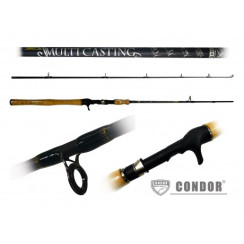 Condor Multi Casting Carbon IM8 Plug-in Spinning Rod, 1.8m, 40-80g