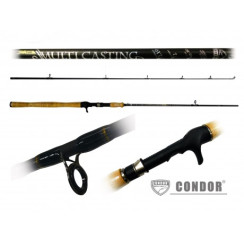 Condor Multi Casting Carbon IM8 2.1m Plug-in Spinning Rod, 40-80g
