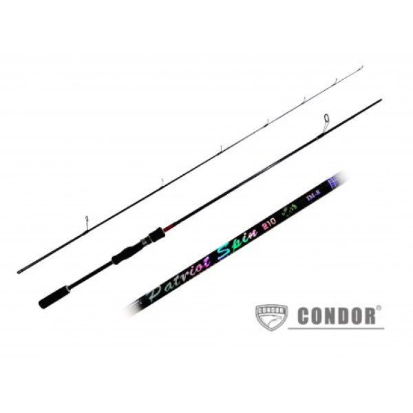Condor Patriot Spin New plug-in spinning rod, 2.1m, IM8 carbon, 3-12g