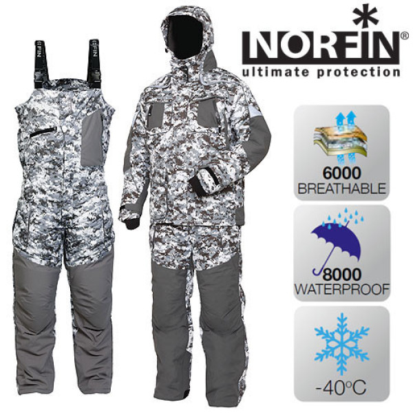 Norfin Explorer Camo Winter Suit, Size XXL