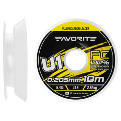 Флюорокарбон Favorite U1 FC 10m #7.0/0.435mm 25.8lb/11.68kg