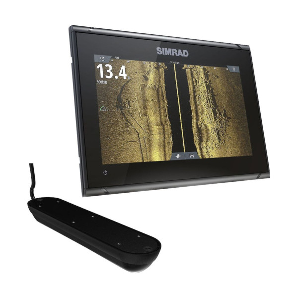 Simrad GO 9 XSE ROW Fishfinder/Chartplotter with 9-inch Active Imaging 3-in-1 Transducer