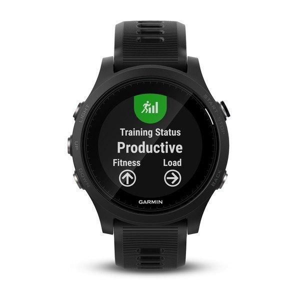 Смарт-годинник Garmin Forerunner 935, чорний з чорним ремінцем