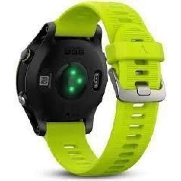 Смарт-годинник Garmin Forerunner 935 HRM Tri Bundle, чорний з жовтим ремінцем