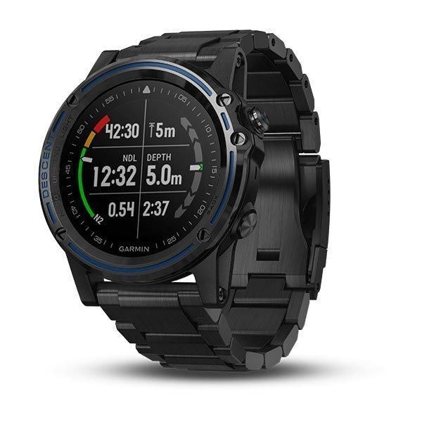 Garmin Descent Mk1 Grey Sapphire Titanium Smartwatch with Titanium Strap