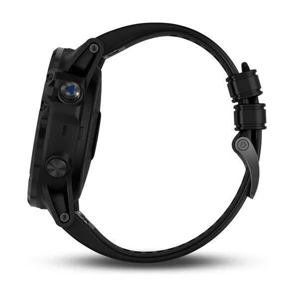 Смарт-годинник Garmin Descent Mk1 сірі Sapphire з чорним ремінцем