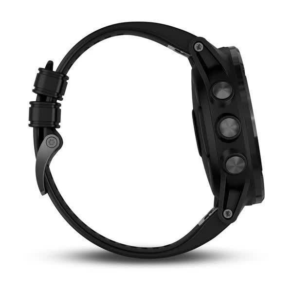 Смарт-годинник Garmin Descent Mk1 сірі Sapphire з чорним ремінцем
