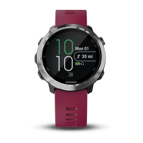 Смарт-часы Garmin Forerunner 645 Music, вишневый ремешок