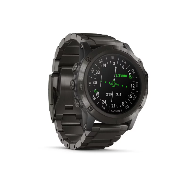 Смарт-годинник Garmin D2 Delta PX з титановим браслетом DLC
