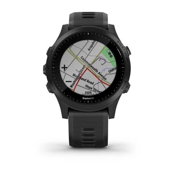 Смарт-годинник Garmin Forerunner 945 чорний з чорним ремінцем