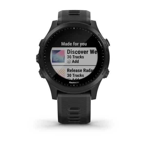 Смарт-годинник Garmin Forerunner 945 чорний з чорним ремінцем