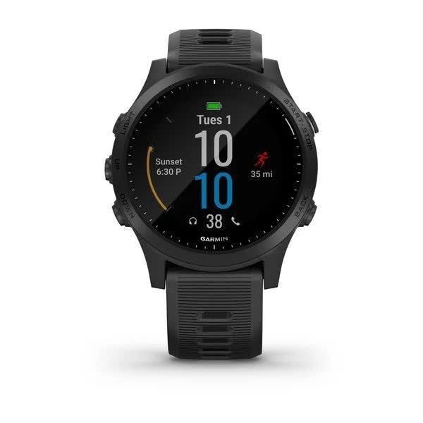 Смарт-годинник Garmin Forerunner 945 чорний з чорним ремінцем