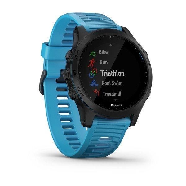 Смарт-годинник Garmin Forerunner 945 Bundle, блакитний ремінець