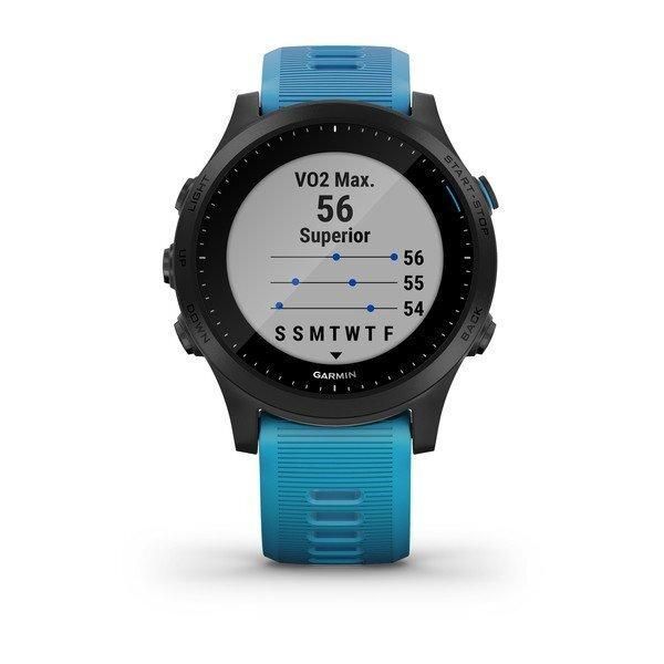 Смарт-годинник Garmin Forerunner 945 Bundle, блакитний ремінець