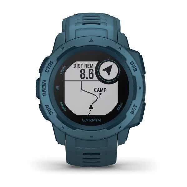 Garmin Instinct Lakeside Blue Smartwatch with Blue Band
