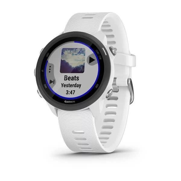 Garmin Forerunner 245 Music Smartwatch, Black/White