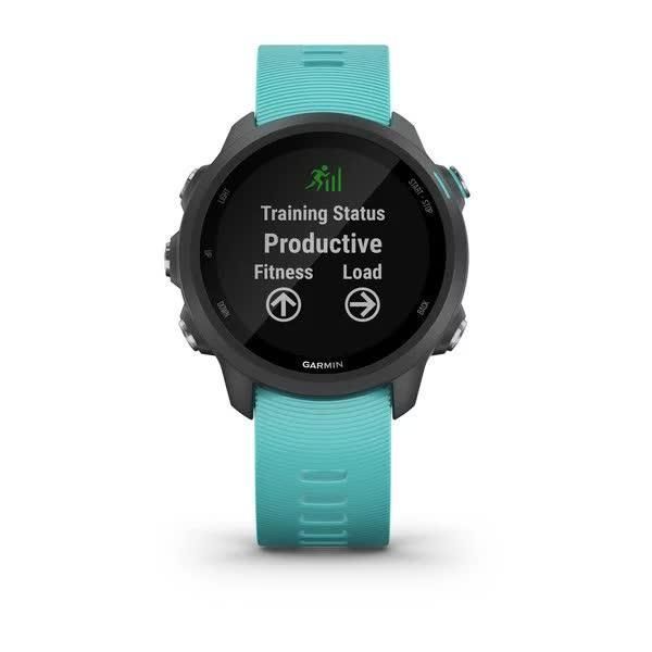 Garmin Forerunner 245 Music Smartwatch, Black/Turquoise