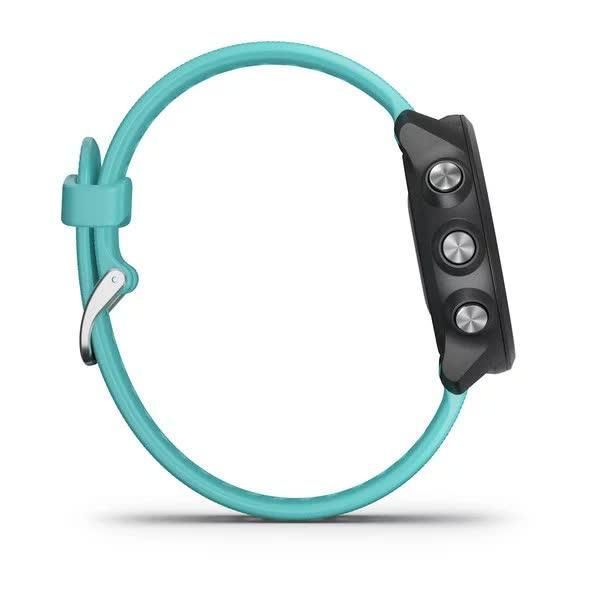 Garmin Forerunner 245 Music Smartwatch, Black/Turquoise