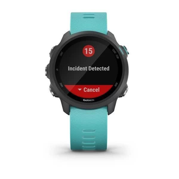 Garmin Forerunner 245 Music Smartwatch, Black/Turquoise