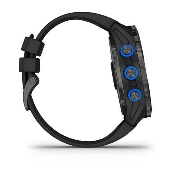 Garmin Descent Mk2i Titanium Carbon Gray DLC Smartwatch with Black Strap