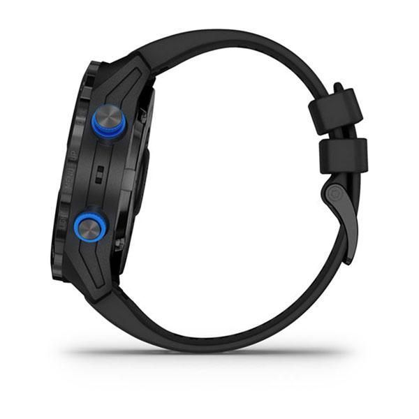 Garmin Descent Mk2i Titanium Carbon Gray DLC Smartwatch with Black Strap