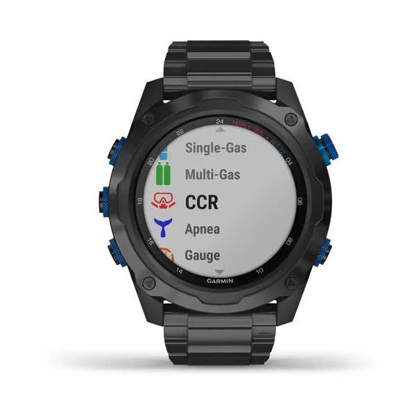 Garmin Descent Mk2i Titanium DLC Smartwatch with Titanium Strap and Descent T1 Transmitter