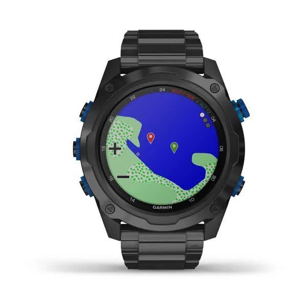 Garmin Descent Mk2i Titanium DLC Smartwatch with Titanium Strap and Descent T1 Transmitter