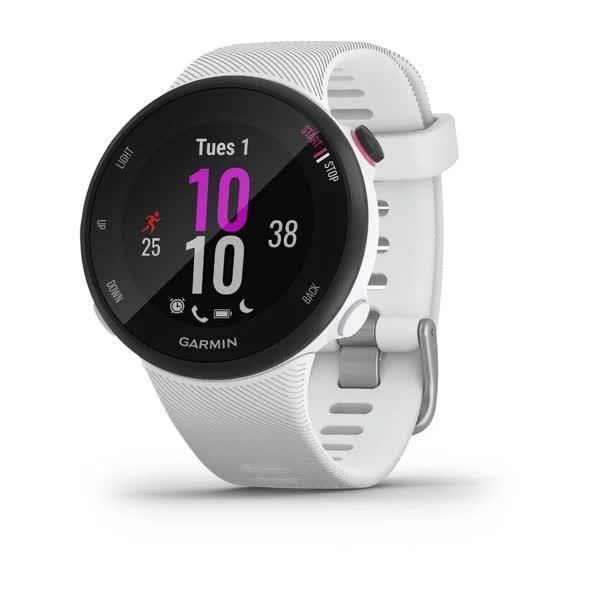 Бігові смарт-годинники Garmin Forerunner 45S білі