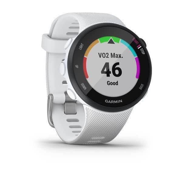 Бігові смарт-годинники Garmin Forerunner 45S білі