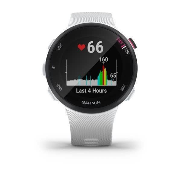 Бігові смарт-годинники Garmin Forerunner 45S білі