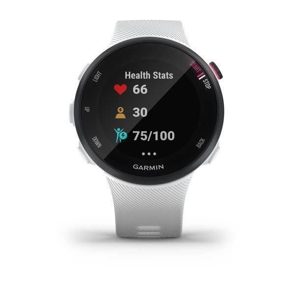 Бігові смарт-годинники Garmin Forerunner 45S білі