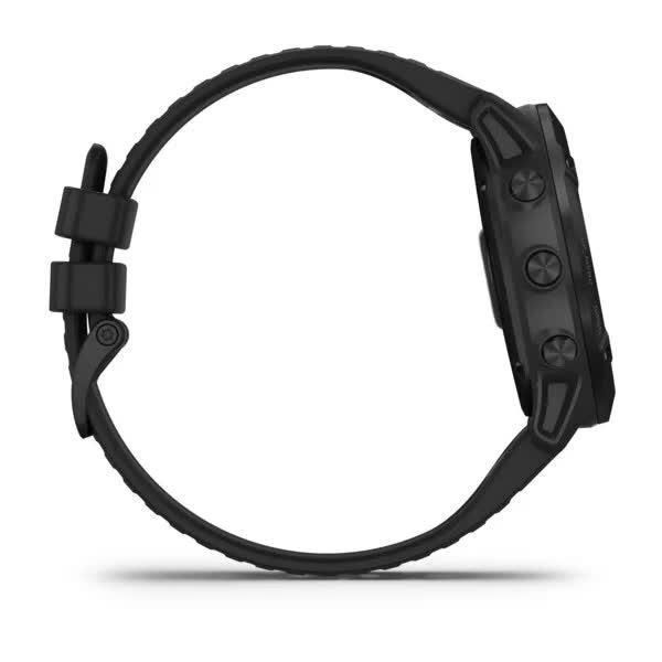 Garmin Fenix ​​6X Pro smartwatch in black with a black strap