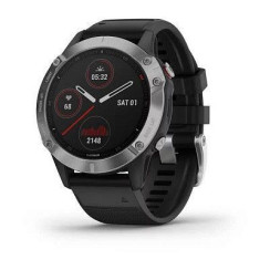 Garmin Fenix ​​6 Smartwatch Silver with Black Strap
