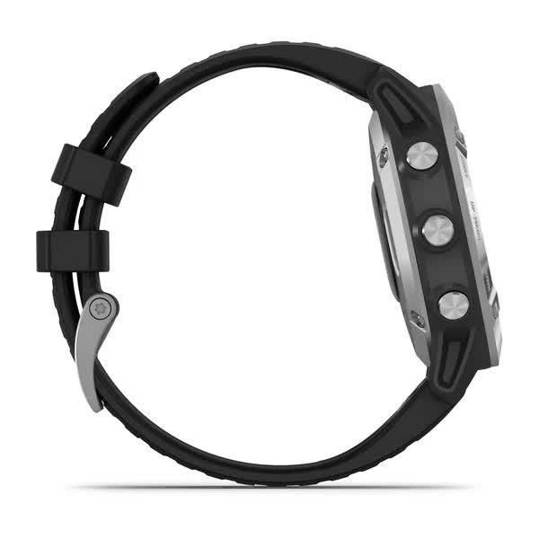 Garmin Fenix ​​6 Smartwatch Silver with Black Strap