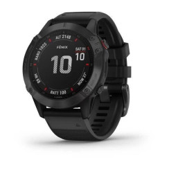 Garmin Fenix ​​6 Pro smartwatch in black with a black strap