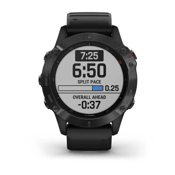 Garmin Fenix ​​6 Pro smartwatch in black with a black strap
