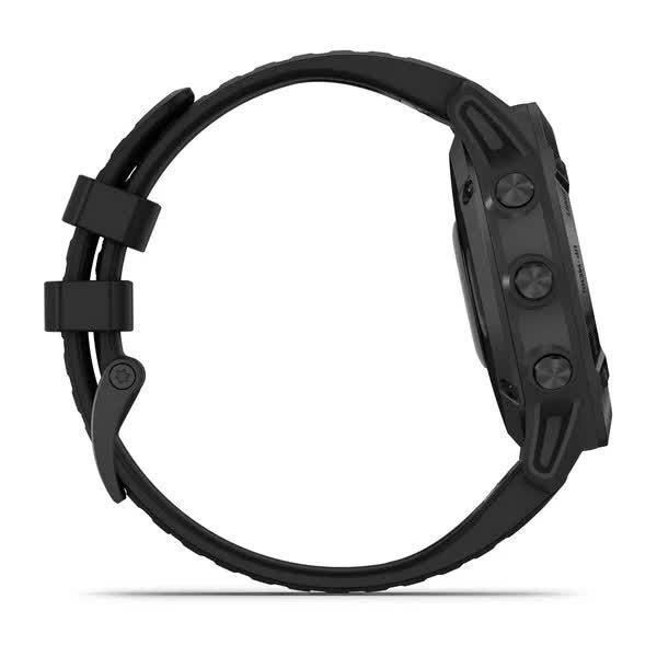 Garmin Fenix ​​6 Pro smartwatch in black with a black strap