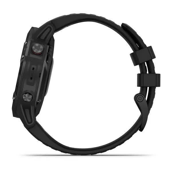 Garmin Fenix ​​6 Pro smartwatch in black with a black strap