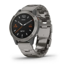 Garmin Fenix ​​6 Sapphire Titanium Smartwatch with Titanium Strap