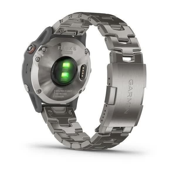 Garmin Fenix ​​6 Sapphire Titanium Smartwatch with Titanium Strap