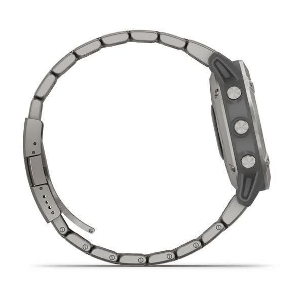 Garmin Fenix ​​6 Sapphire Titanium Smartwatch with Titanium Strap