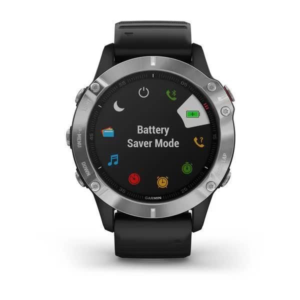Garmin Fenix ​​6S Smartwatch Silver with Black Strap
