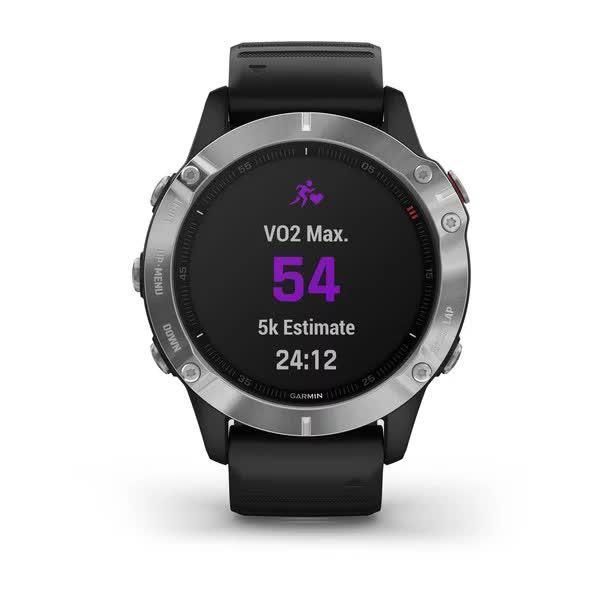 Garmin Fenix ​​6S Smartwatch Silver with Black Strap