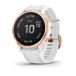 Garmin Fenix ​​6S Pro Rose Gold Smartwatch with White Band