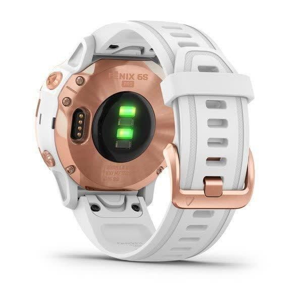 Garmin Fenix ​​6S Pro Rose Gold Smartwatch with White Band